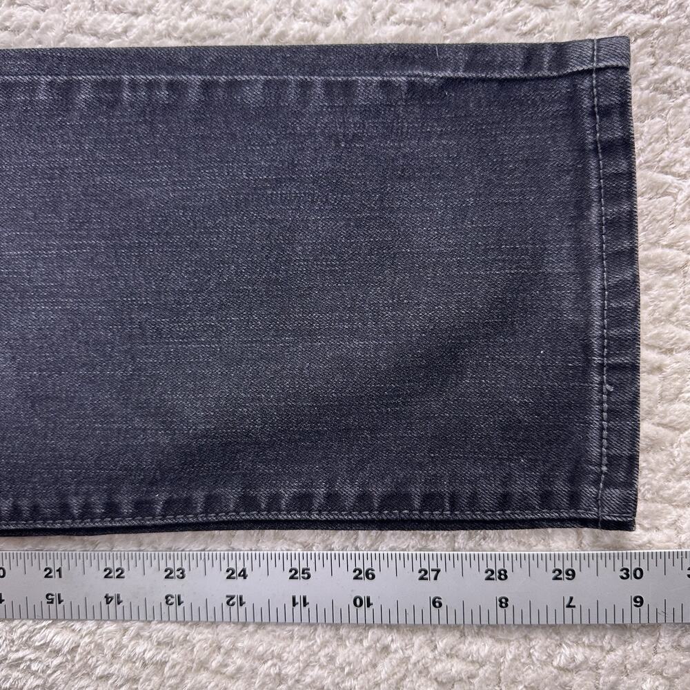 Levis Jeans Womens 14 Black The Skinny Mid Rise Stretch Denim- Black Tag - Picture 5 of 13